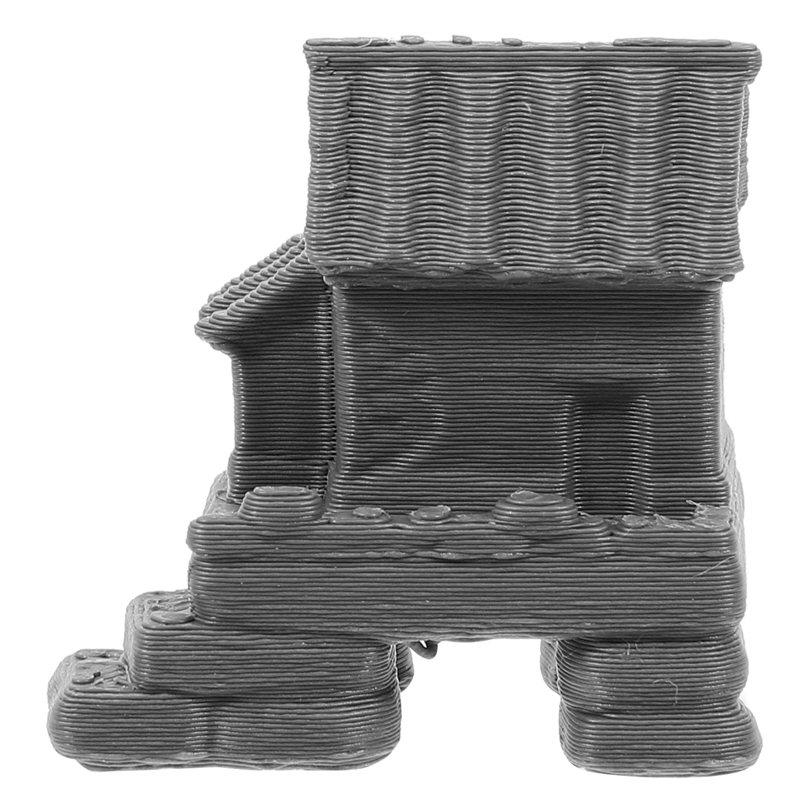 

Stone Stairs Decorations Fish Tank Aquarium Ornaments Artificial Landscape Dark Grey Hideout