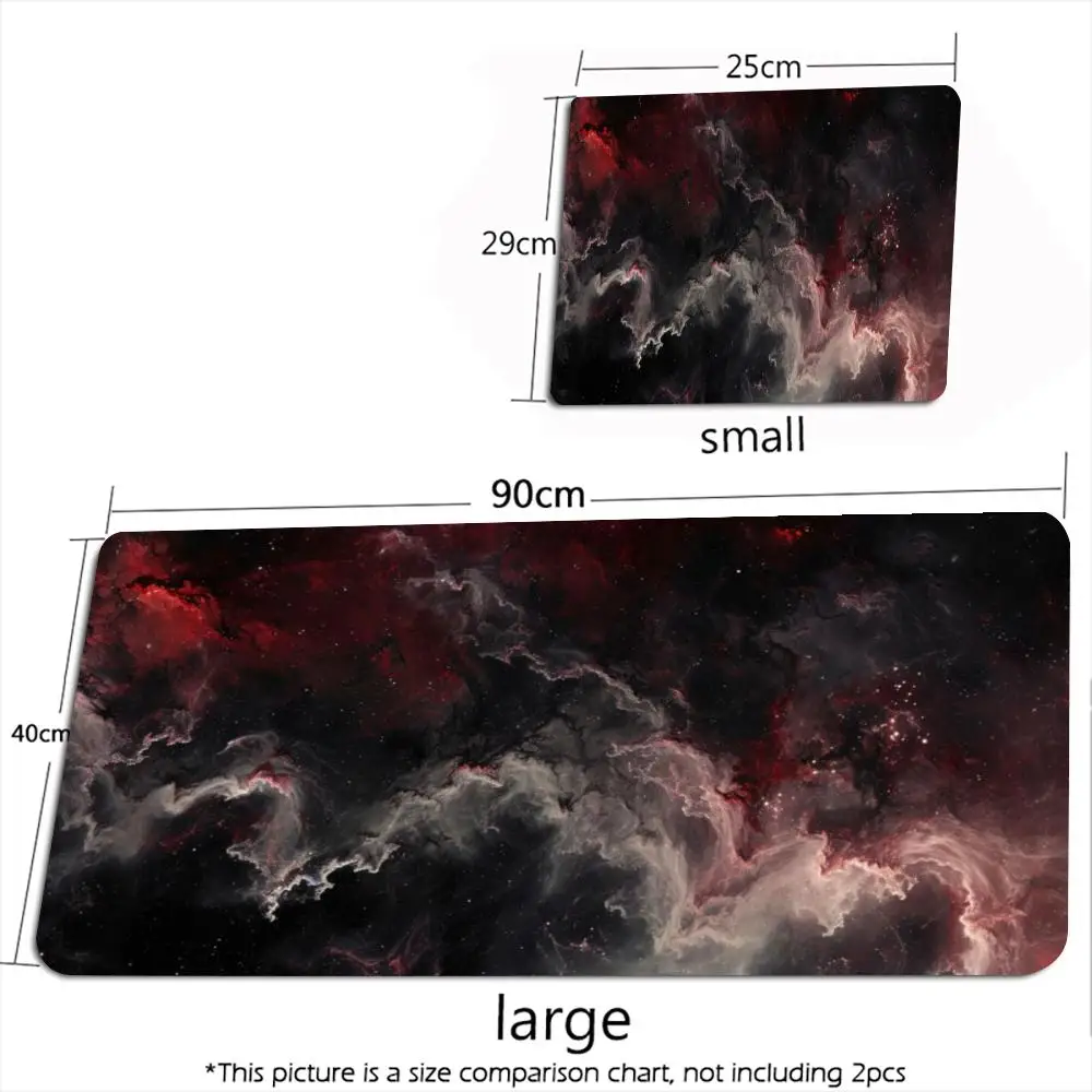 

Коврик для мыши Blood Nebula, нескользящий игровой коврик для мыши нескольких размеров, коврик для мыши для киберспорта, игровой механический коврик для клавиатуры XXL, настольный коврик