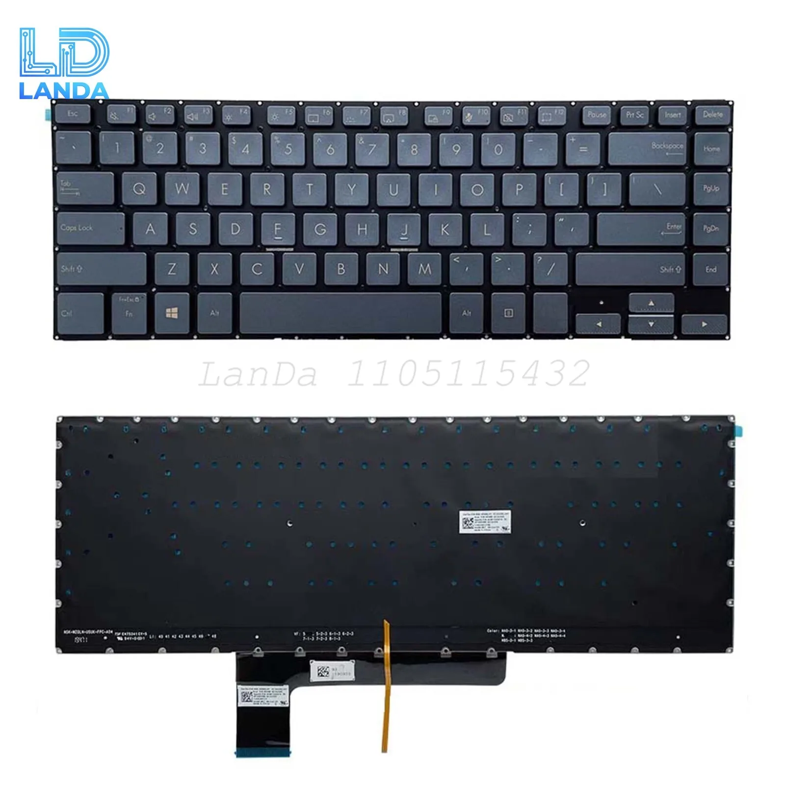 Keyboard For ASUS W700G ProArt Q17 H700GVA Pro 17 W700GV W700TA W700G1T W700G2T