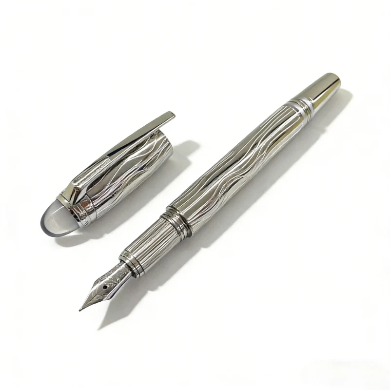 Stainless Steel New-Monts Fountain Pens Blade F 0.5mm M B Gel Pens Practicing Calligraphy Ink Pen Collection for Writing Gift