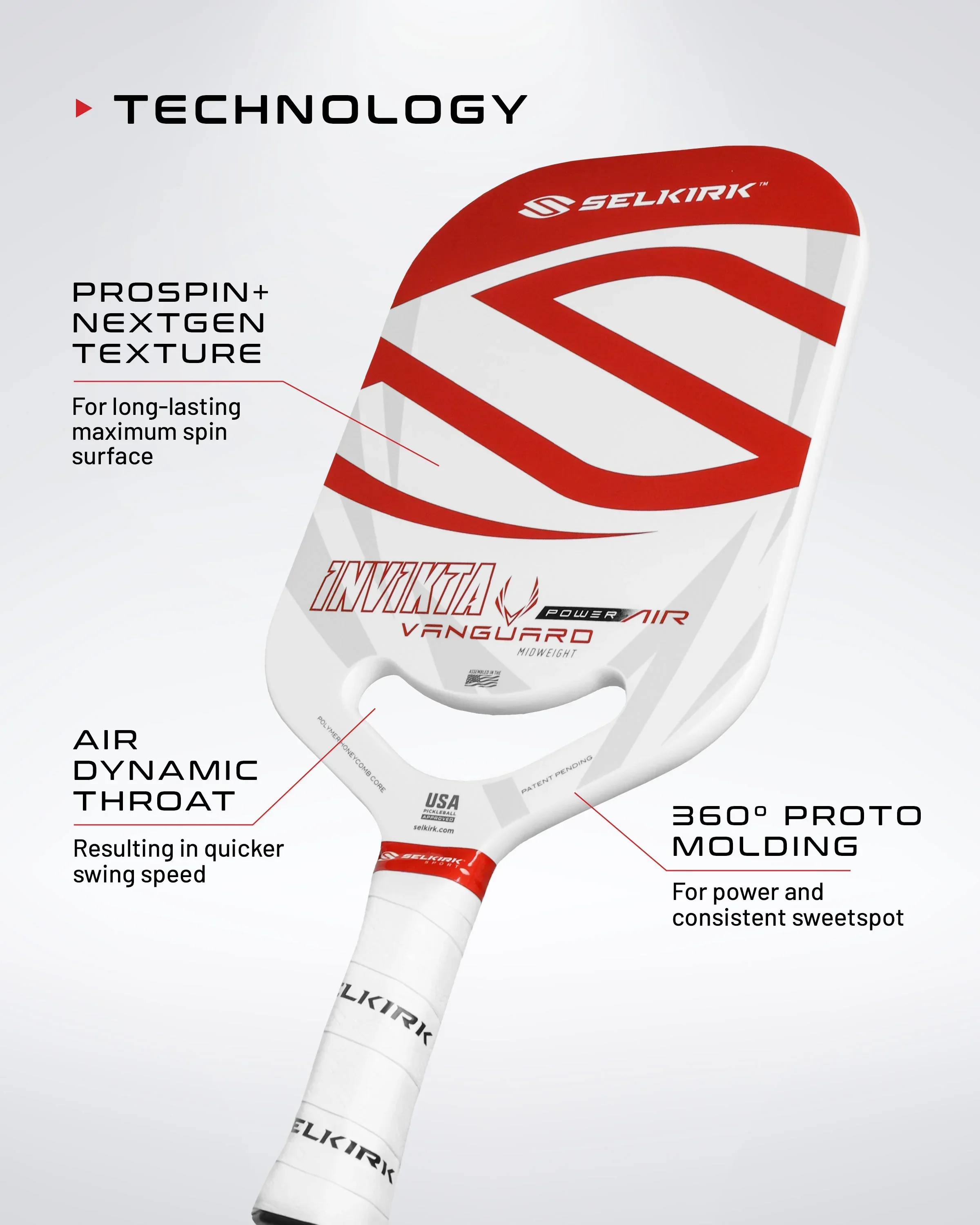 Thermoformed T700 Raw Carbon Fiber Pickleball Paddle Spin Teksturowana powierzchnia z piankową krawędzią Ergonomiczny uchwyt