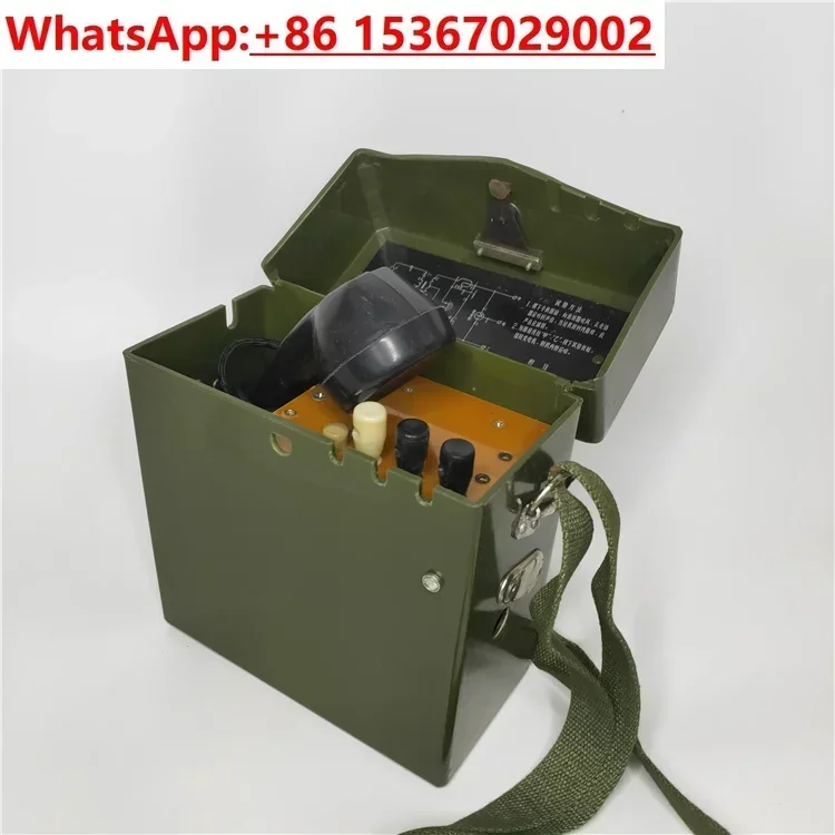 Hand cranked new HCX-3 magnet telephone alternator tunnel call field communication 65-1 telephone
