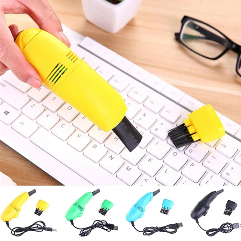 Mini Vacuum Cleaner Usb Rechargeable Handheld Vacuum Cleaner Wet Dry Dual Use Keyboard Cleaning for Car Home Office Appliance