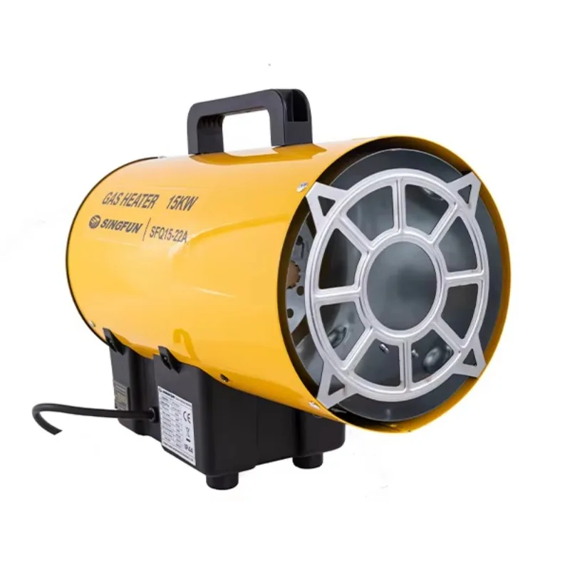Portable industrial liquefied petroleum gas propane gas space electric fan heater