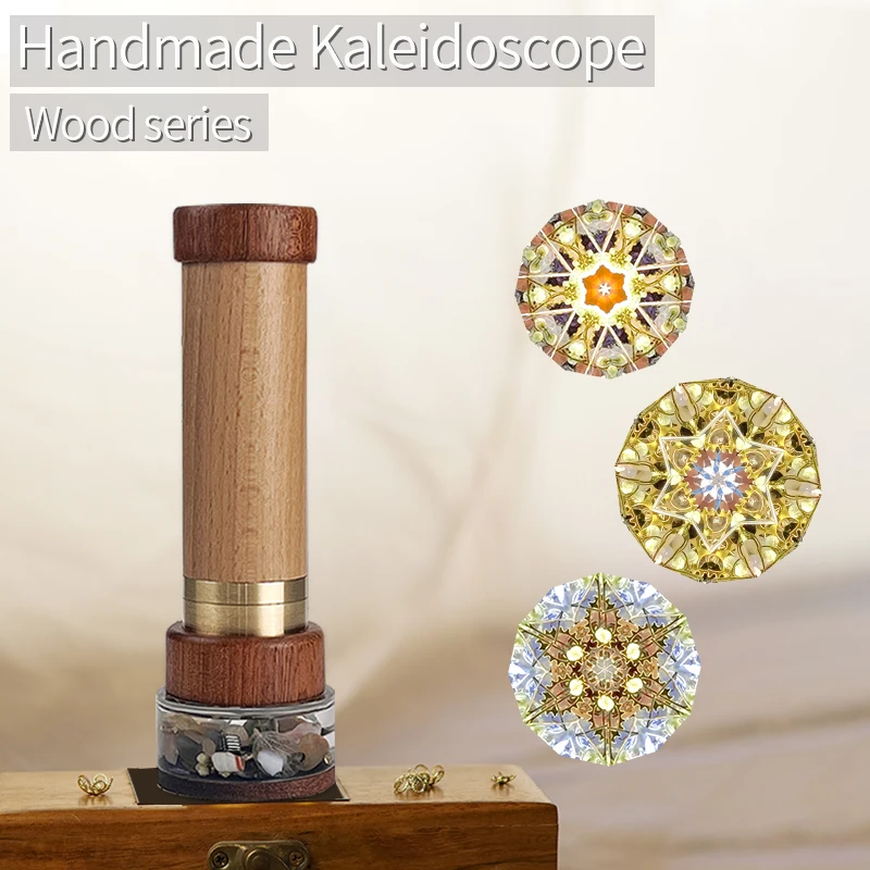 

Morlens Handmade Kaleidoscope Growth Ring Crafts Gift Box Boyfriend's Birthday Gift High e