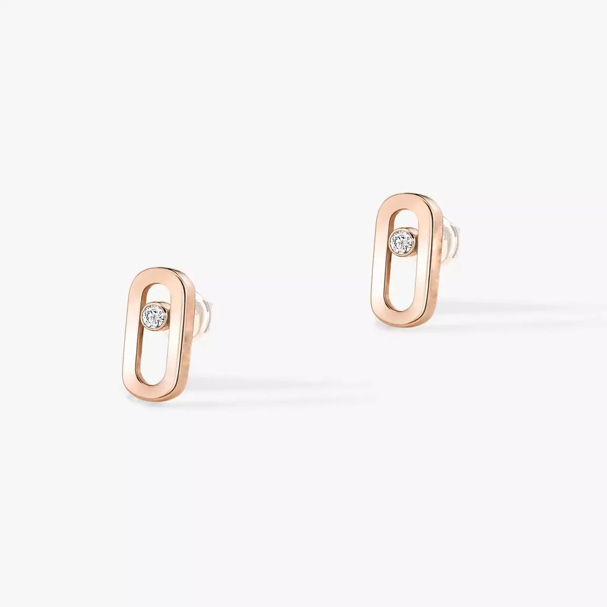 s925 sterling silver Messika earrings earrings horseshoe ring shape diamond earrings suitable for holiday gifts