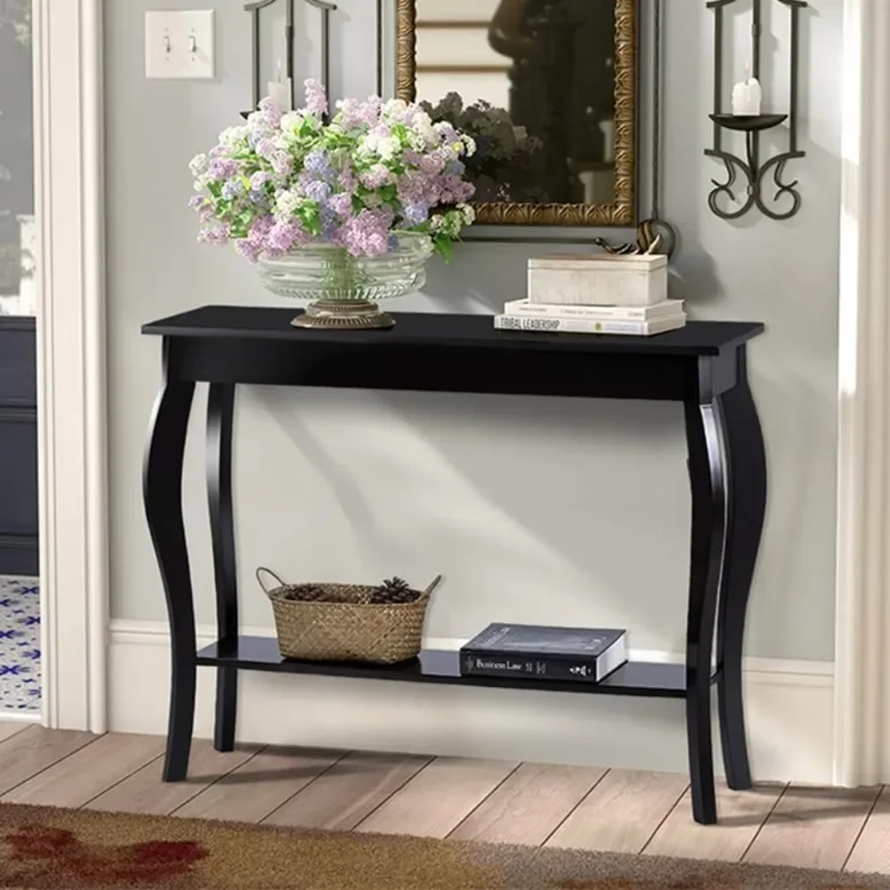 

K Narrow Console Table, Chic Accent Sofa Table, Entryway Table， Console Table for Living Room