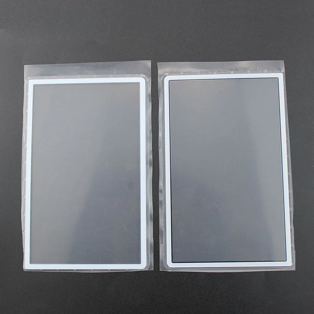 Panneau de protection d'écran LCD pour 3DS XL LL, 1 pièce pour 3DSLL, cadre supérieur en plastique de remplacement, couvercle d'objectif, accessoires