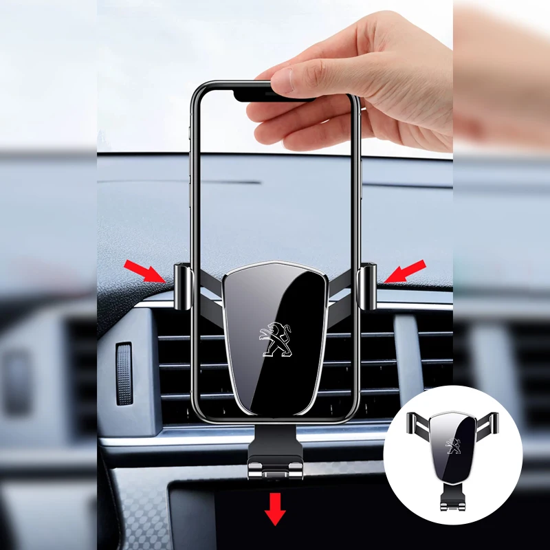 Car Phone Holder Smartphone Navigation GPS Holder Accessories For Peugeot 2008 3008 307 308 206 207 208 407 508 5008 106 107 205