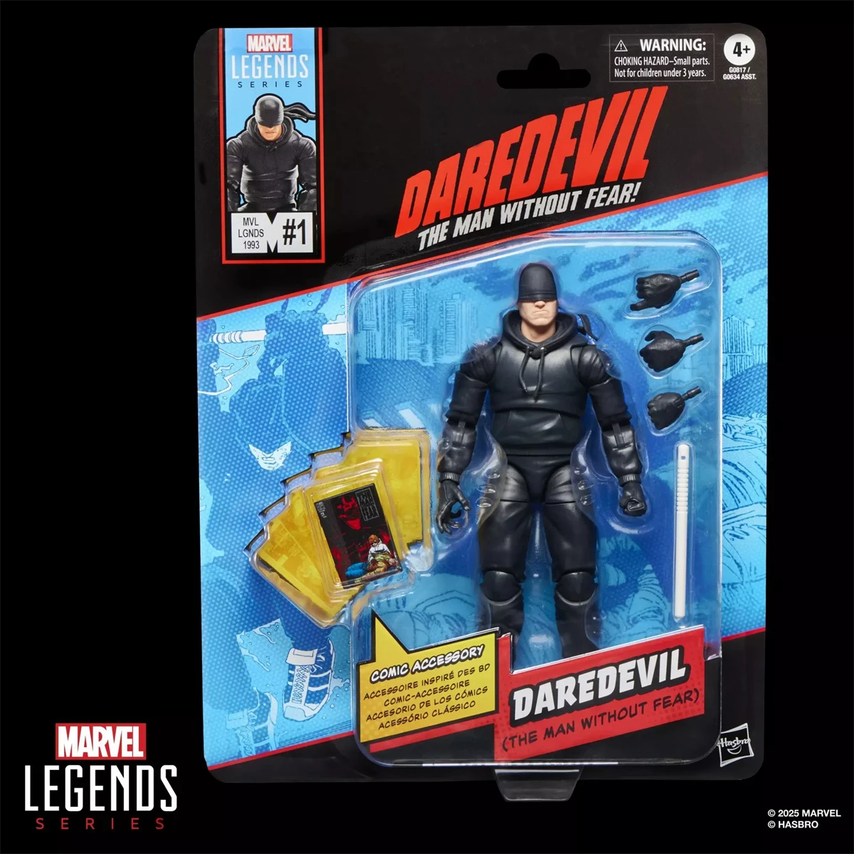 

[Presale November] Hasbro Marvel Legends Series Daredevil 6-inch Scale Action Figure with 5 Accessories G0817