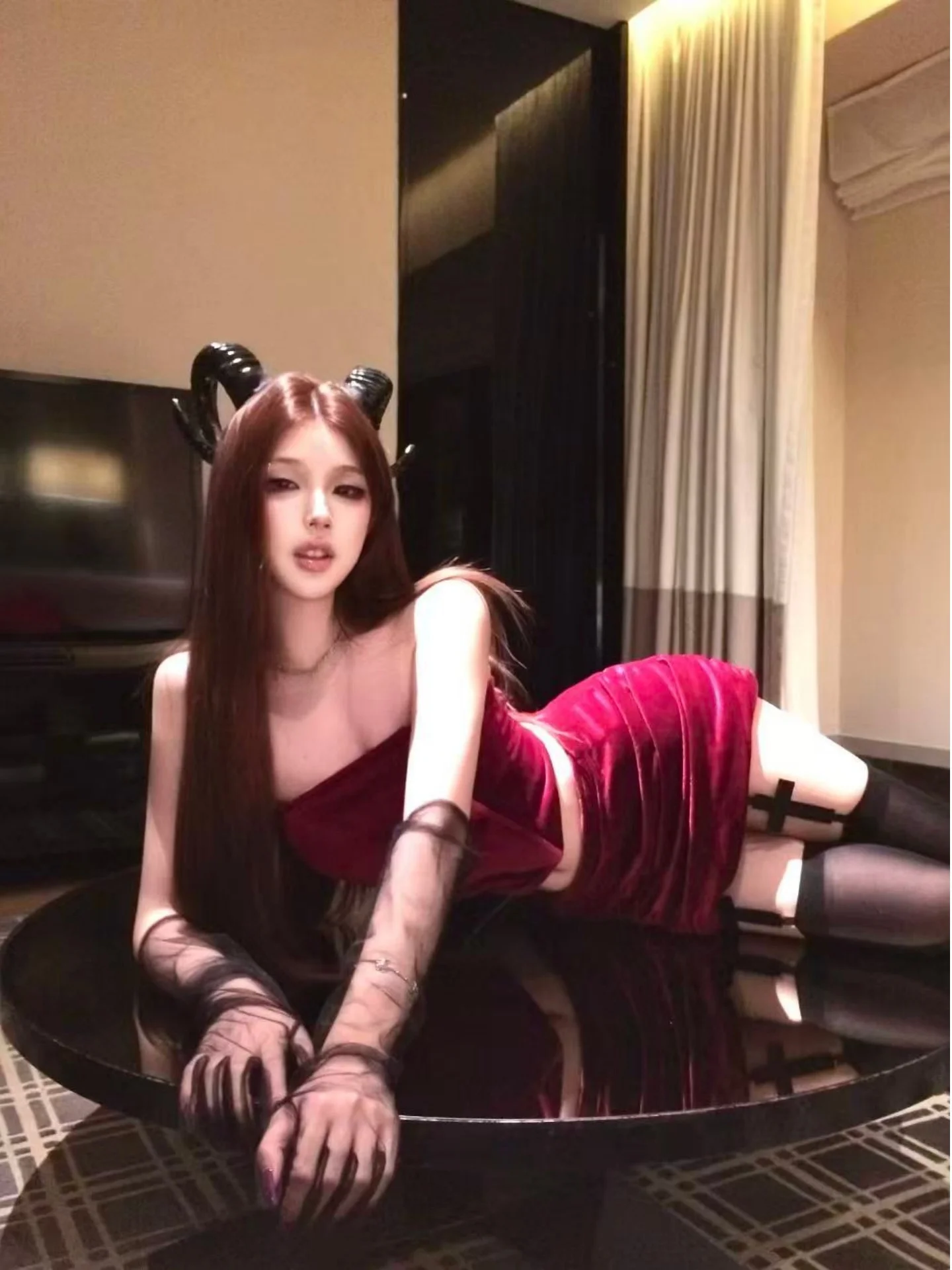 loween Sexy Lace ort Skirt Set Slimming High Waist Bridesmaid Outfit Polyester Fiber Elastic Waist Daily Wear under 25