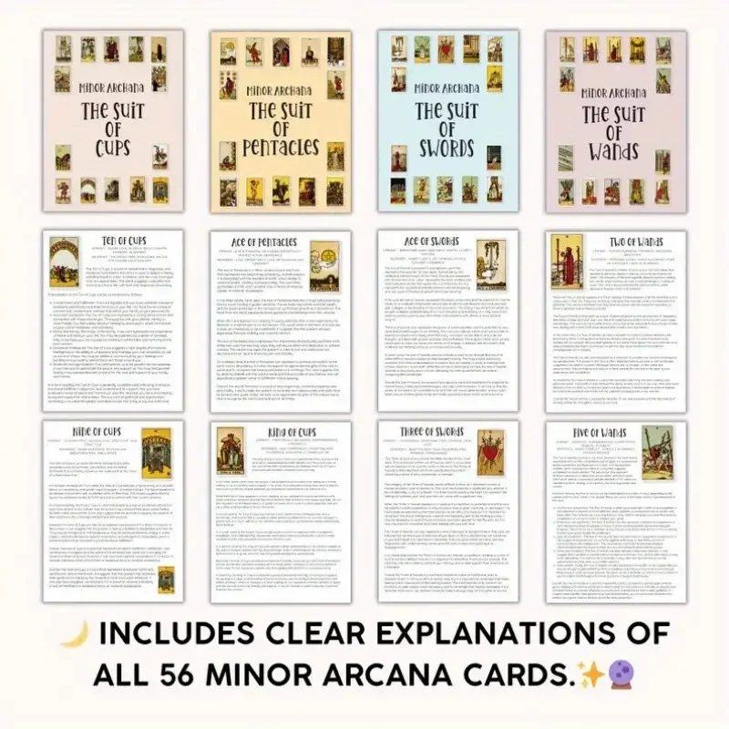 Bild 7: TAROT GUIDEBOOK 78-KARTE DECK GUIDEBOOK: Ein Leitfaden zum psychischen Tarot-Lesebuch, englisches Buch