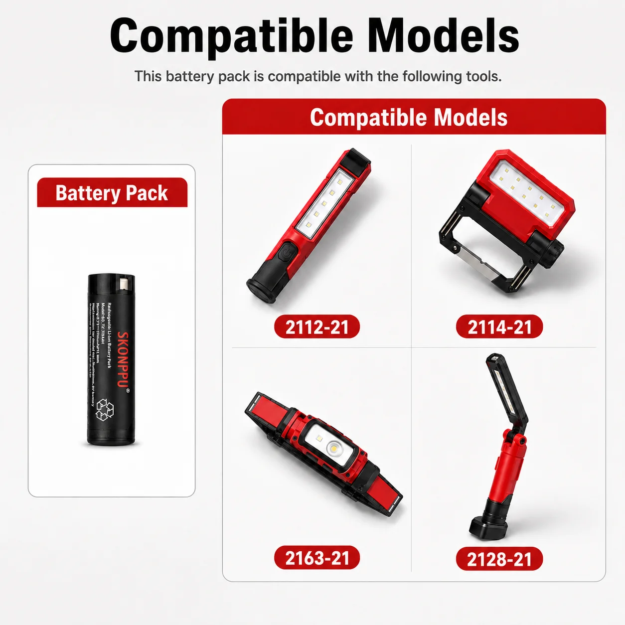 4V 3200mAh Li-ion Battery for Milwaukee Headlamp