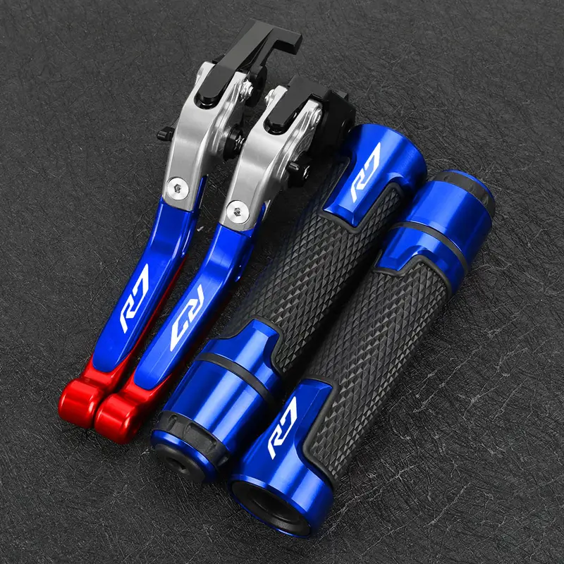Motorcycle Accessories For YAMAHA R7 2021 2022 2023 2024 YZF R 7 YZFR7 Brake Clutch Levers Handlebar Grip Handles bar Hand Grips - Image 2