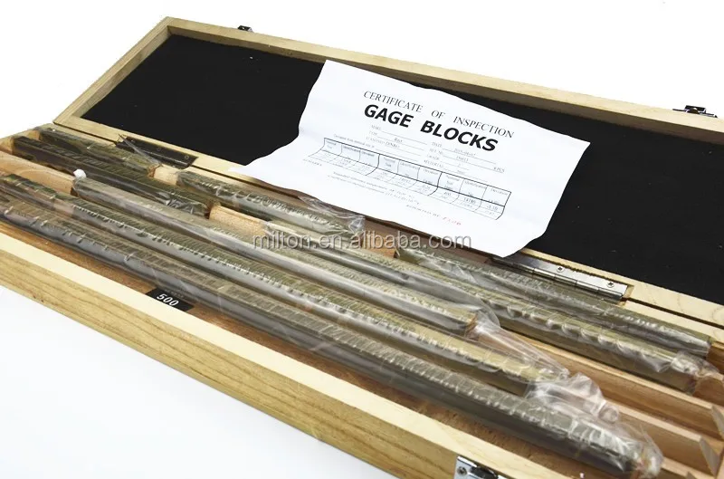 125-500mm 0 Grade 8pcs/set, Metric System Rectangular Gage Set Gauge