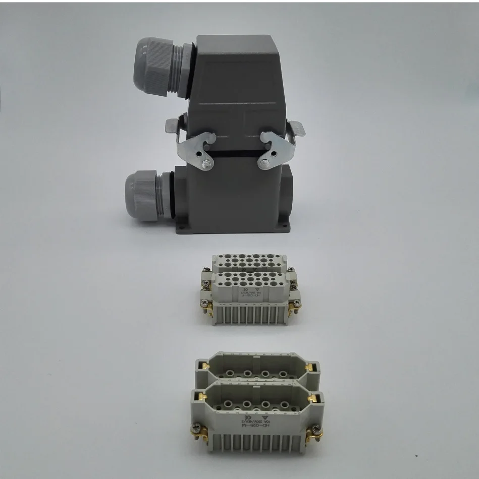 Aviation plug socket rectangular heavy-duty connector, train, bullet train, subway control connector HDC-HD-050