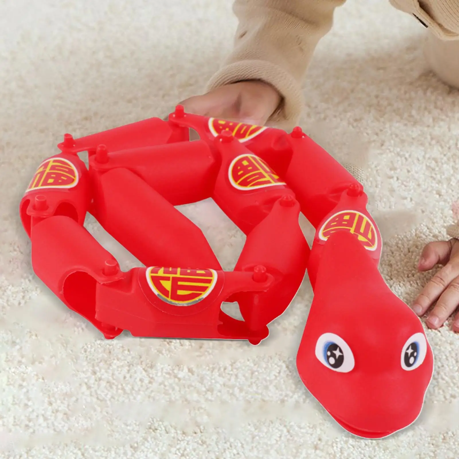 مزحة صوتها ثعبان متعدد المفاصل ثعبان لطيف للمزحة تحصيل الشكل الطفولة الكمامة نكتة متعة للبالغين والأطفال ل