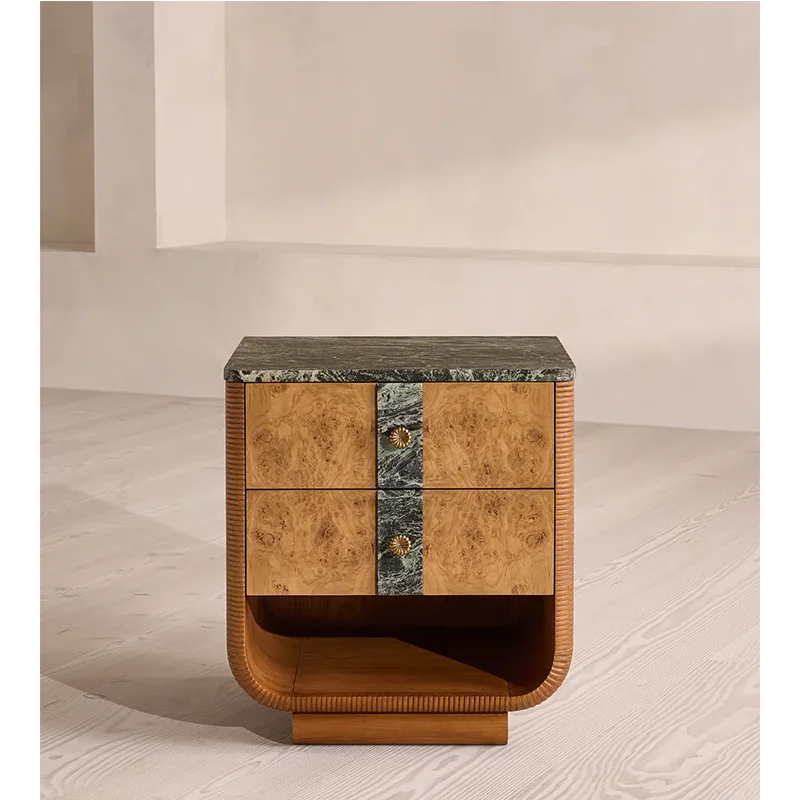 #az Extraordinary Quality Handcrafted Burl Wood Customized Durable Nightstand
