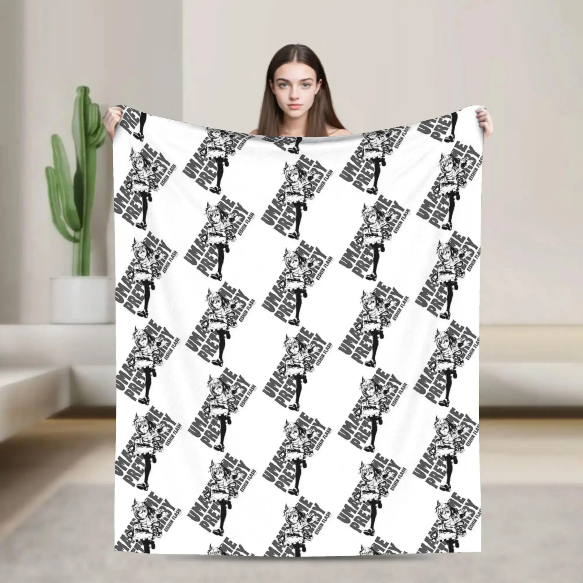 

Плед Umamusume Pretty Derby, супермягкое плюшевое одеяло для детей и взрослых, фланелевое покрывало для спальни