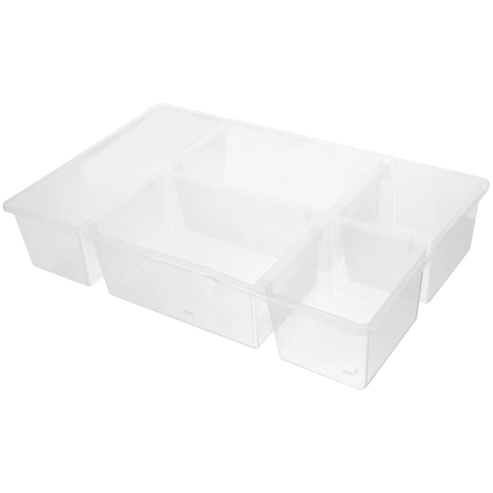

Cutlery Storage Box Kitchen Drawer Organizer Large Capacity Transparent Tableware Set Plates Utensil Tray Silverware Holder