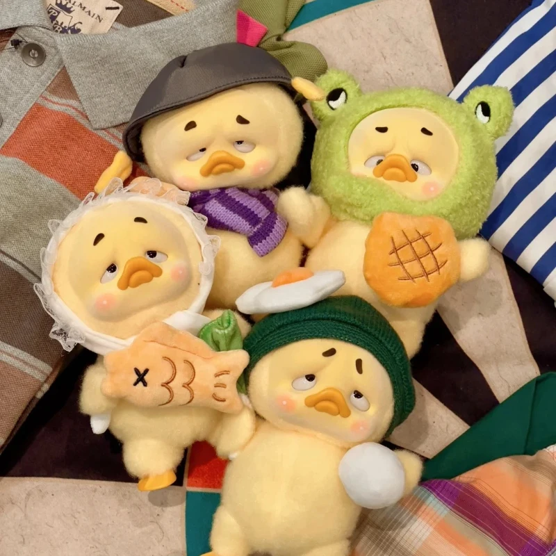 Genuine Upset Duck Work Upsets Me Blind Box Hard Working Duck Mystery Box Halloween Gift Troublesome Duck Action Figure Toys