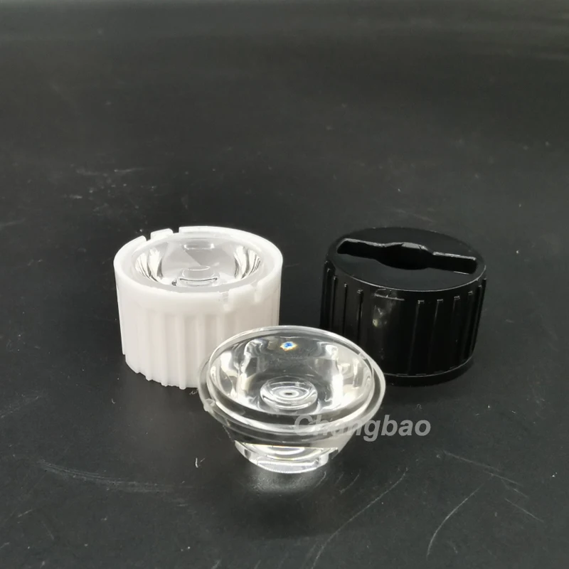 5° 8° 10° 15° 20° 25° 30° 45° 60° 90° 120° D22mm*H14 Waterproof Secondary Optical PMMA Lens for 1W 3W 5W High Power Leds