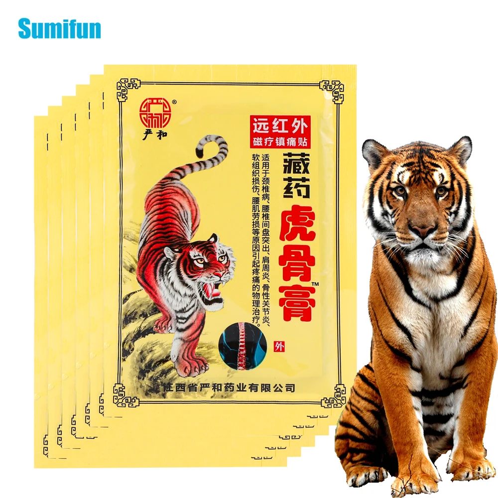 

8-80Pcs Tiger Analgesic Patch Effective Joint Arthritis Rheumatoid Pain Relief Plaster Muscle Sprain Medicine Sticker