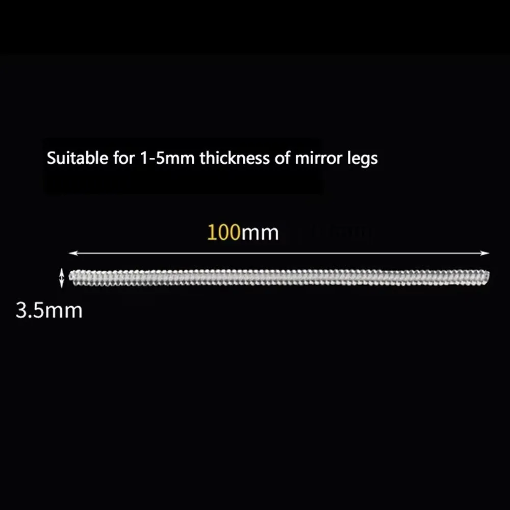 1 قطعة مكافحة زلة الأذن هوك النظارات معبد تلميح حامل الربيع تصميم الإطار القبضات حلقة حجم الضابط آمن صالح منع السقوط #5