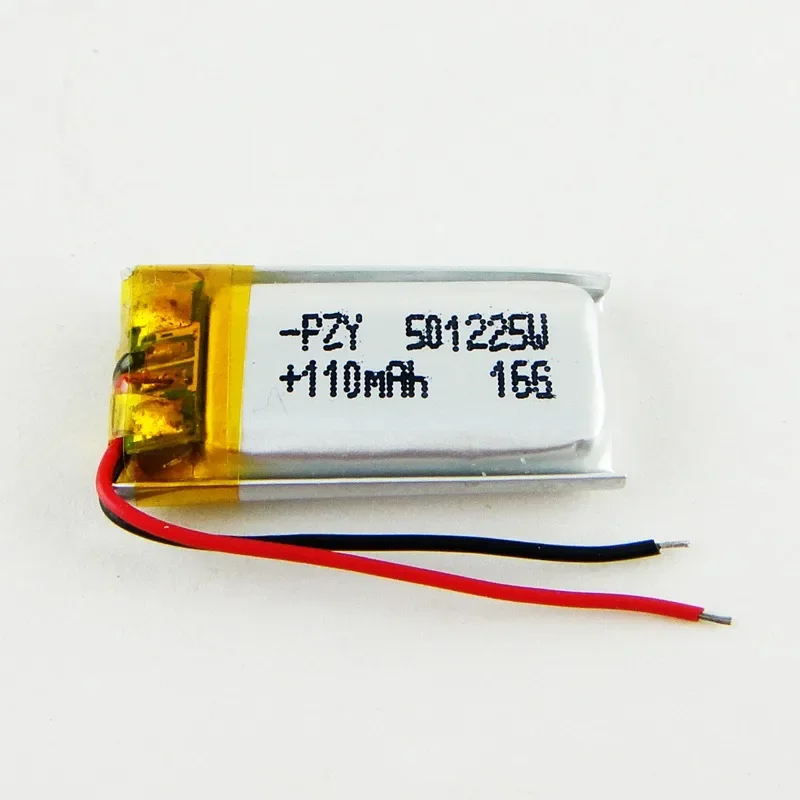 New Brown 3.7V Lithium Polymer Battery 501225 110mah Camera Pen Recorder Bluetooth Battery Rechargeable Li-ion Cell Good A