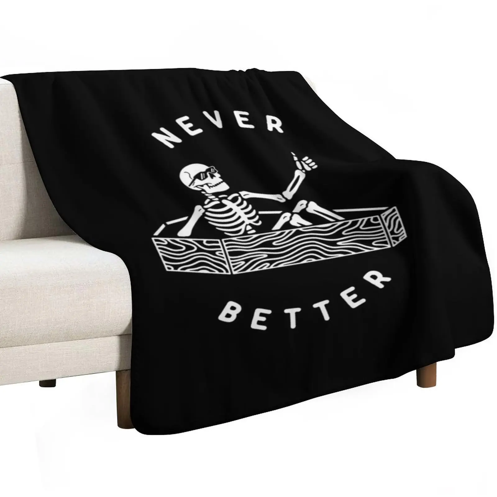 Never Better Throw Blanket blankets and throws Flannel Fabric Thin Luxury Thicken Flannel Baby Blankets