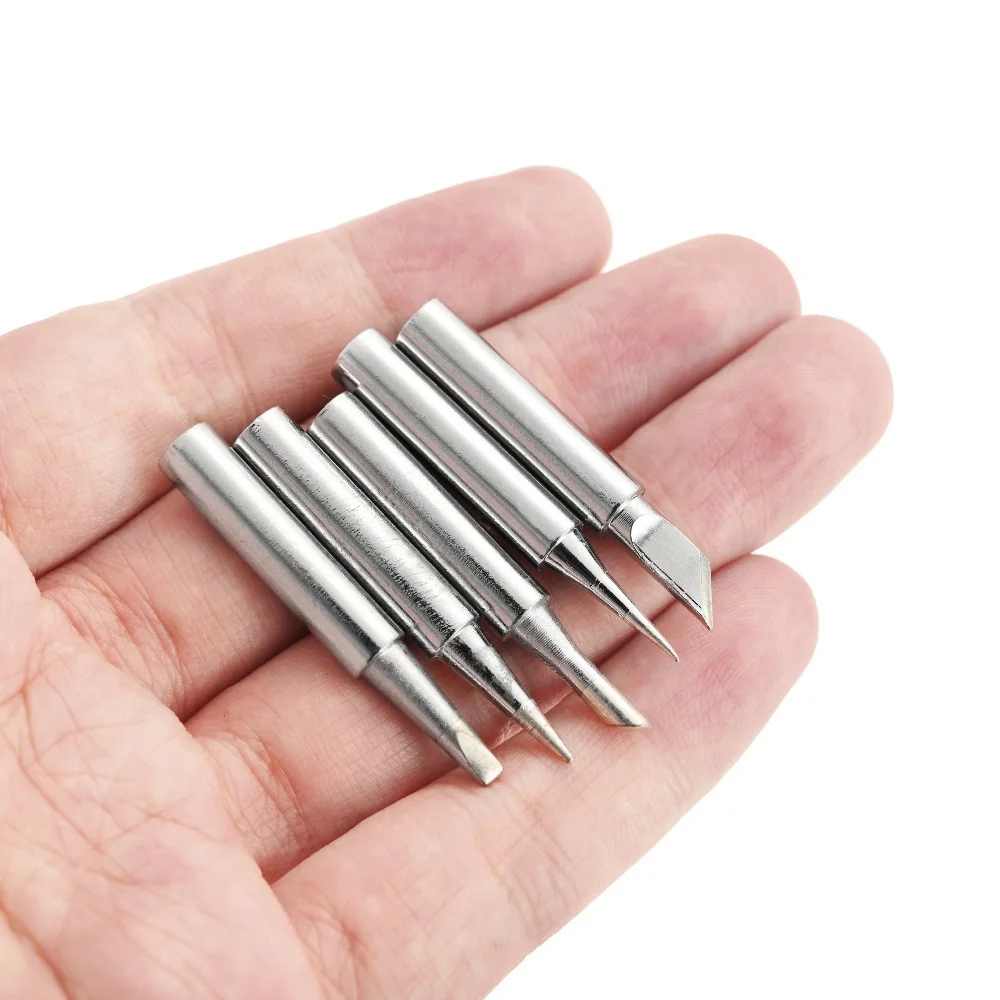 STONEGO Soldering Iron Tip Set - 5PCS or 10PCS - Replacement Tips for DIY Electric Soldering Iron Repair