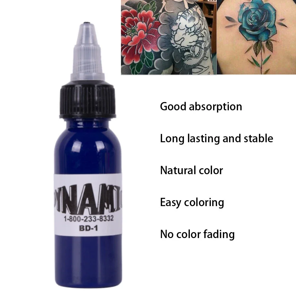 30ML/Bottle Multicolor Natural Plant Safe Microblading Tattoo Inks Set Body Makeup Tattoo Long Lasting Pigment Ink Supplies