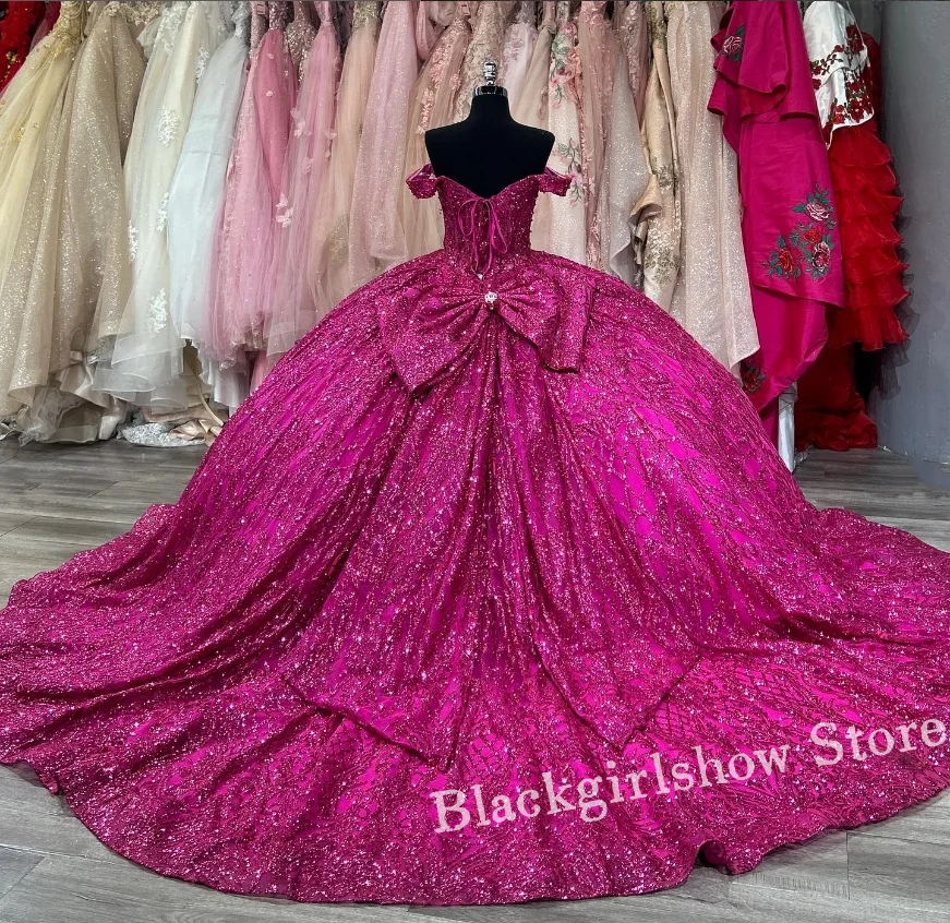 Princess Rose Quinceanera Dress 2024 Elegant strapless diamond appliquéd boned corset vestido 15 años quinceañera