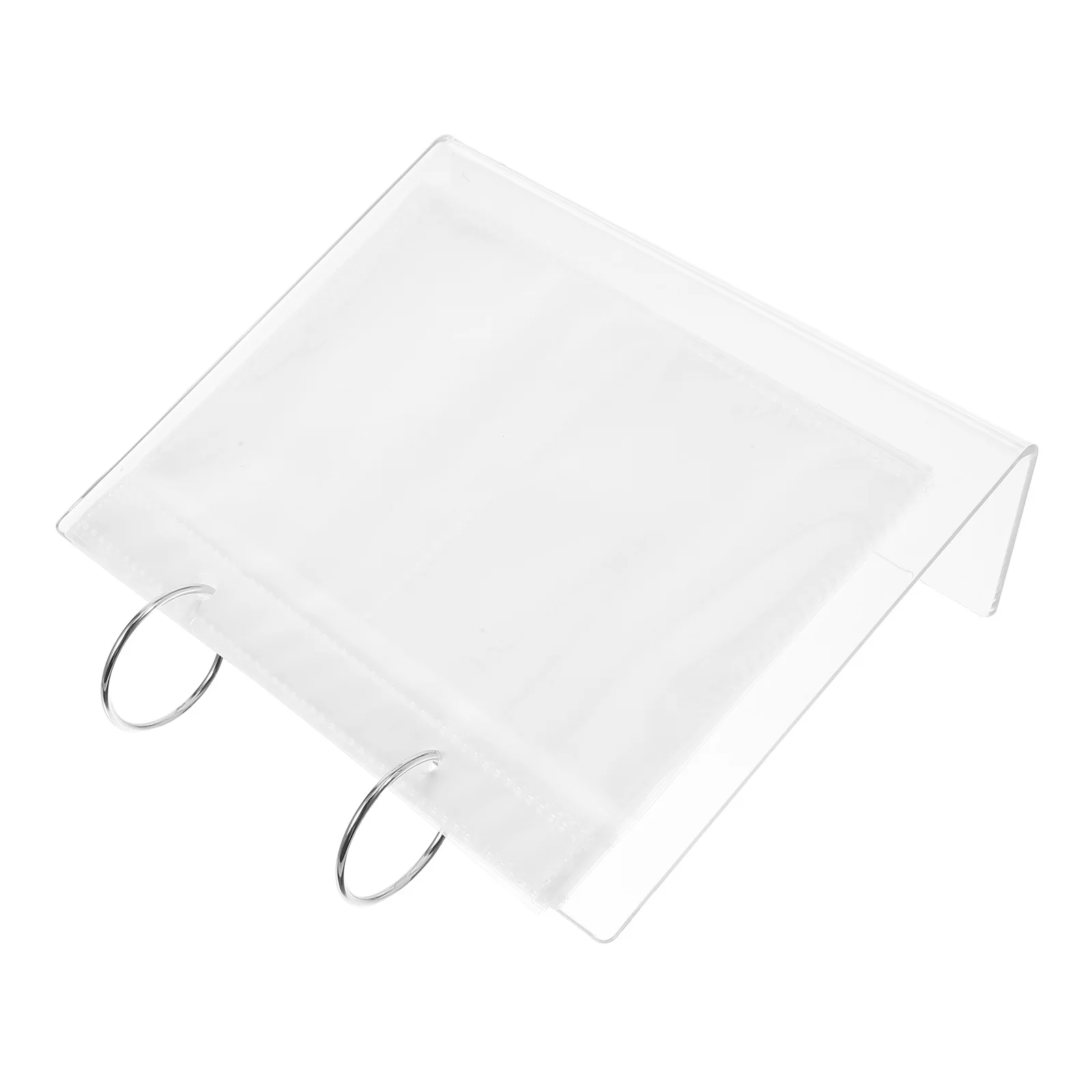 

Clear Nail Art Organizer Flip Page Storage Book Large Capacity for False Nails and Wraps Professional Salon Use