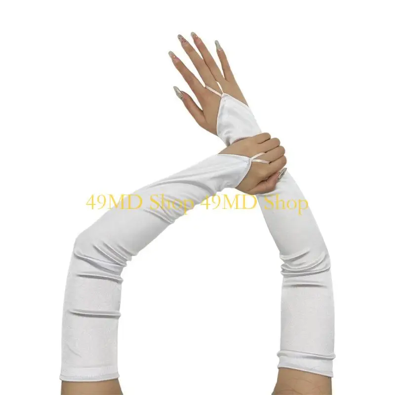 49md Găng tay gợi cảm Proms Găng tay cho Sân khấu Show Bữa tối nhảy múa buổi tối