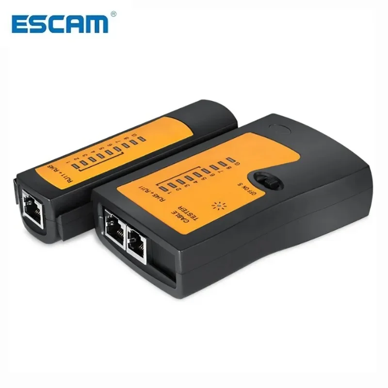 

Тестер ESCAM RJ45 для сетевого кабеля, тестер для сетевого кабеля RJ45 RJ11 RJ12 CAT5 UTP lan, сетевой инструмент для ремонта сети