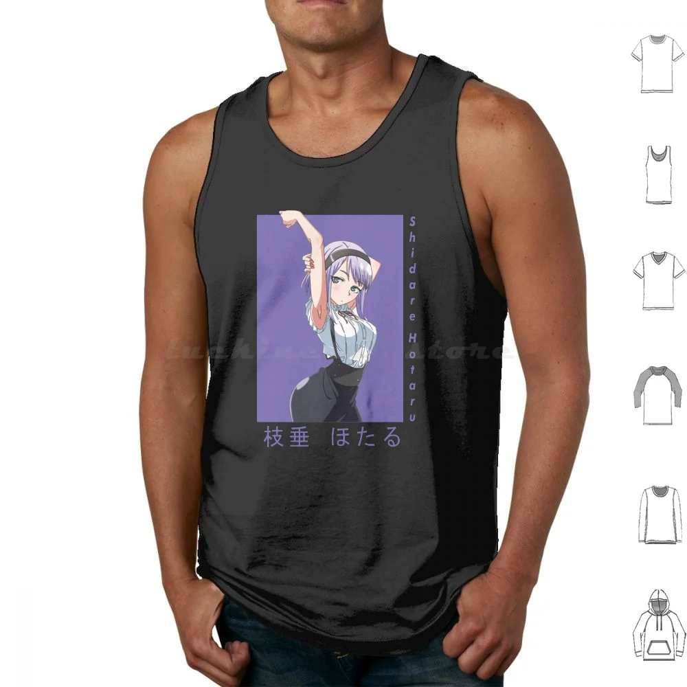 Hotaru Shidare camisetas sin mangas chaleco sin mangas Dagashi Kashi Dagashi Kashi Anime Manga Anime Manga Hotaru Shidare Hotaru Shidare