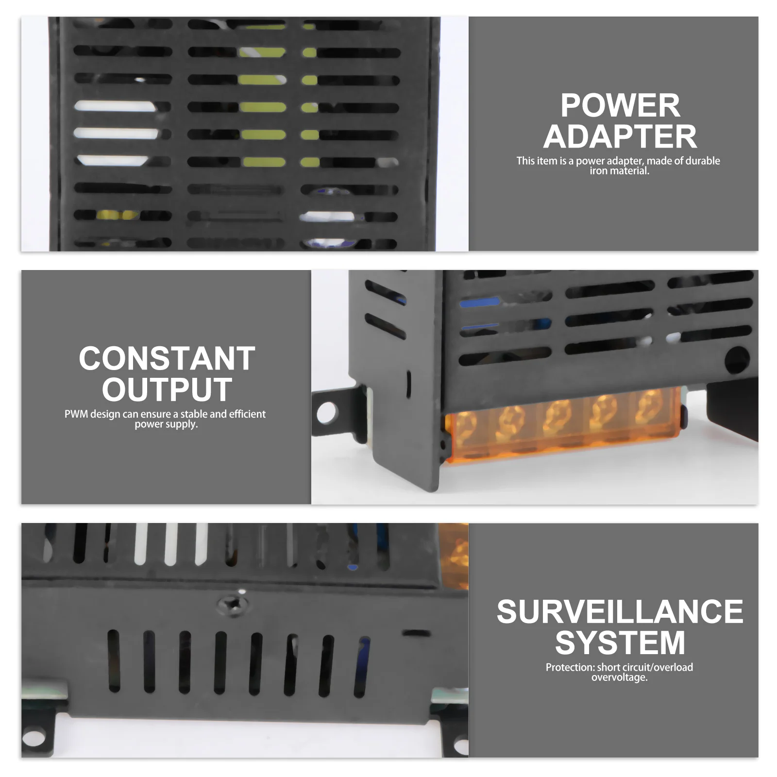 

36V Power Supply for Cctv Security Camera Constant Voltage Long Life Suitable for Surveillance Lighting Applications
