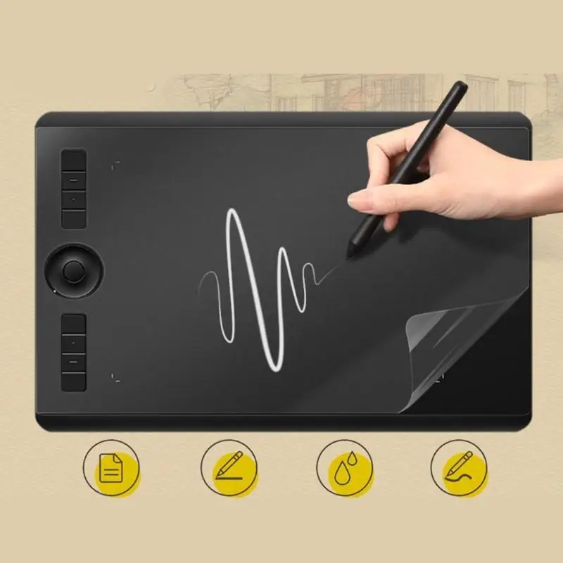 652F Paper Screen Protector Film Matte PET Anti for Glare for Graphic Tablet Painting
