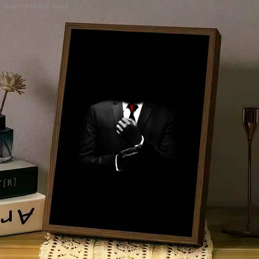 For Agent 47 Hitman Poster Cover Wall Murals Home Custom Self-adhesive Decoration Sticker Playbill Film view 3