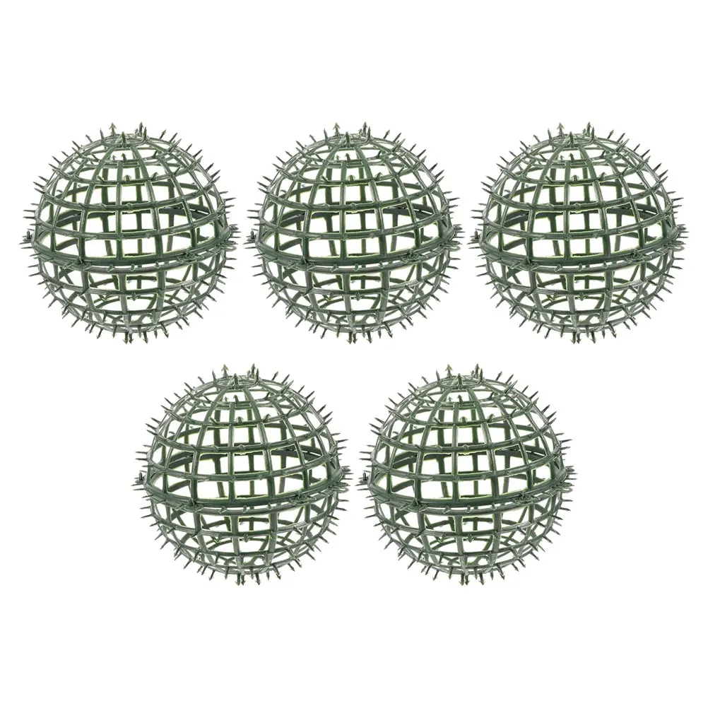 

5pcs 15CM Artificial Grass Ball Rack Topiary Frames Plastic Plant Support Wedding Decor DIY Supplies Flower Arrangement Garden