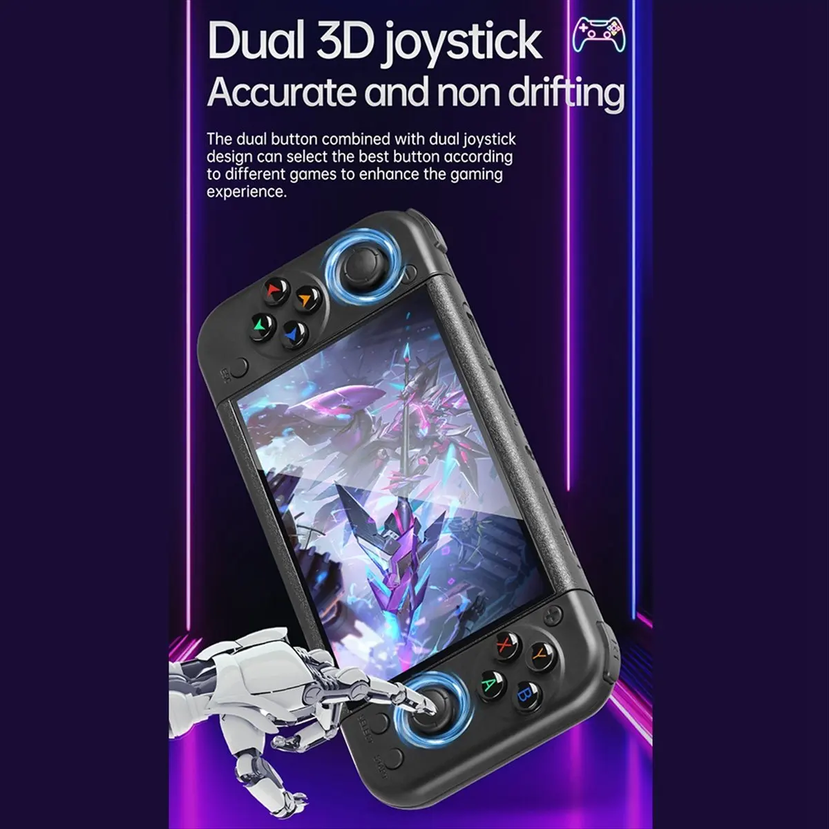 ■★New Arrival Fashion  RG50XX Handheld Retro Game Console 5inch Display 64G 20000+Video Games LINUX 3D Joystick for 19+Simulator