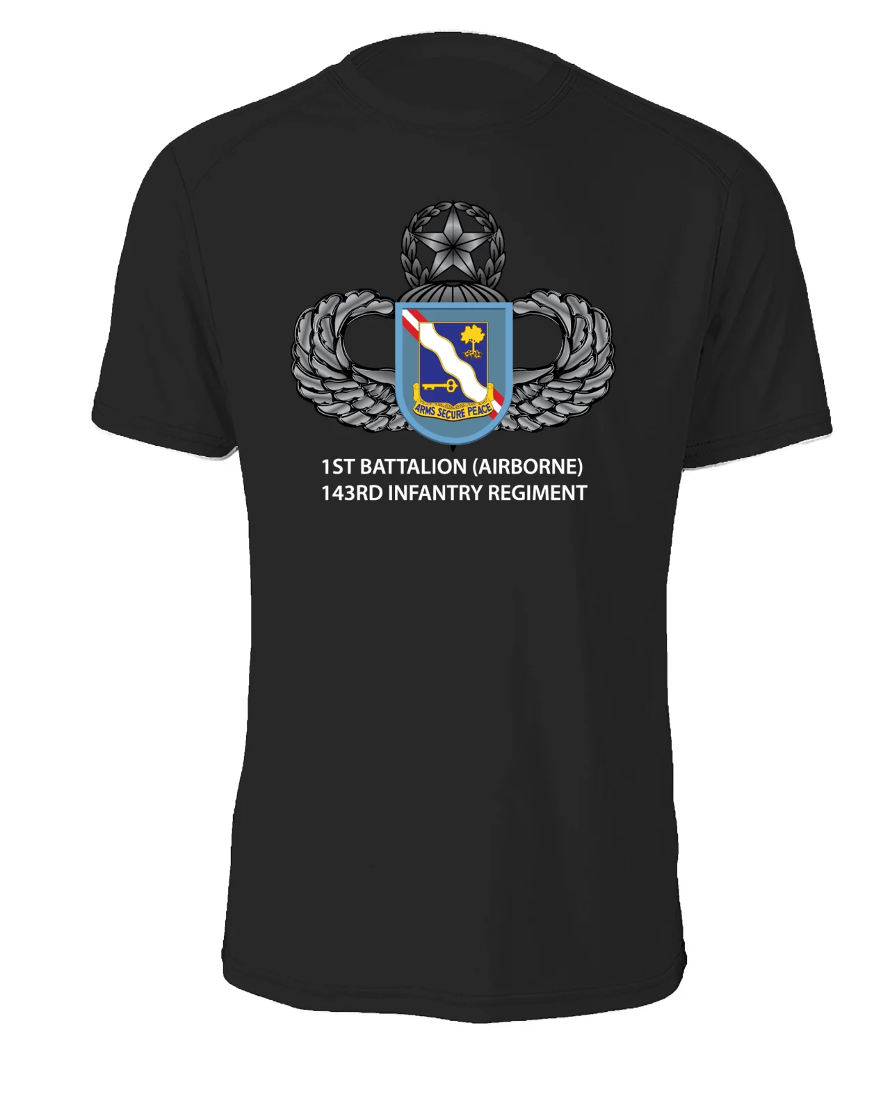 1st Battalion (Airborne) 143rd Infantry Regiment Cotton Shirt Men's 100% Cotton Casual T-shirts Loose Top Size S-3XL