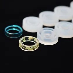SNASAN Silicone Mold For Finger Ring Jewelry Making Resin Casting Mould Handmade Craft Epoxy Tool DIY