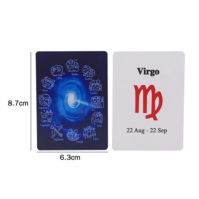 12 Constellation Prophecy Cards Magic Tricks Prediction Magia Close Up Street Gimmicks Mentalism Prop Illusions Comedy Accessory