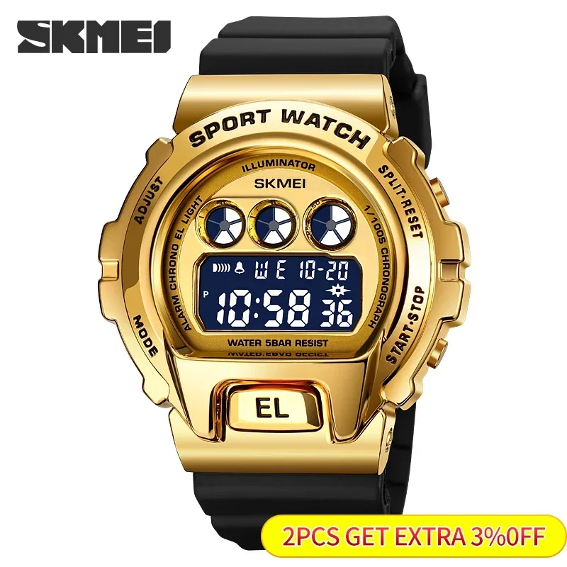 SKMEI Japan Digital movement Alarm Clock reloj hombre Chrono Sport Watch Mens 5Bar Waterproof Wristwatches 1905