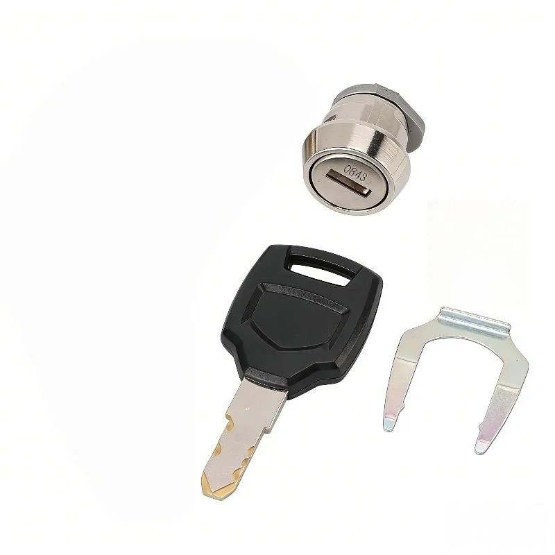 【MO】1 Set Complete Cylinder And Keys Universal Zinc Alloy Top Case Lock Kit Fits For Most 25-100 Liter Motorcycle Boxes