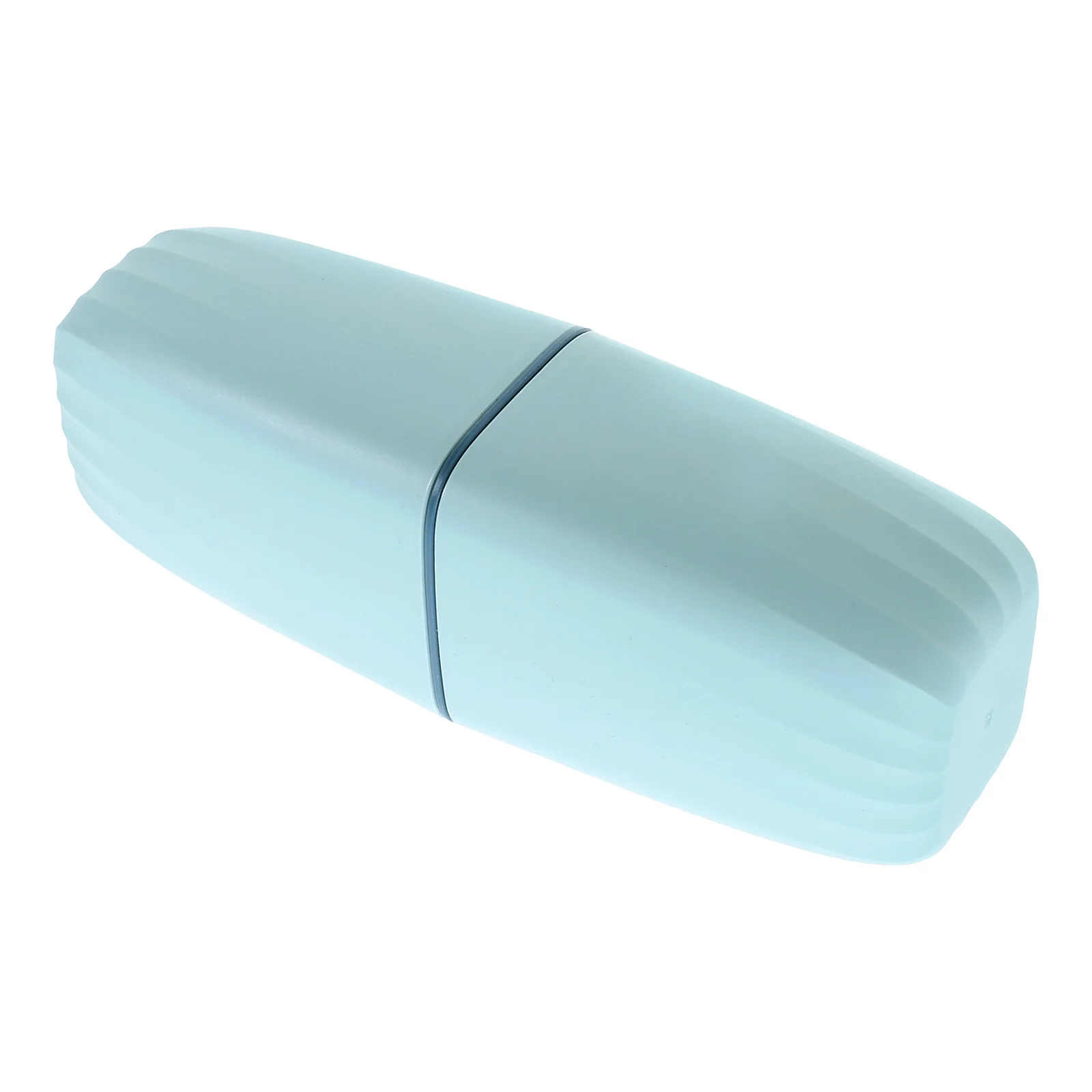 

Travel Holder Portable Plastic Toothbrush Holder Toothpaste Storage Case Blue Toothbrush Box for Camping Gym Hotel Use