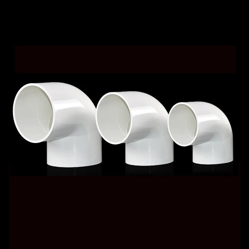 1/2/5/10PCS 16-160mm White PVC Pipe 90 Degree Equal Elbow Connector Aquarium Fish Tank Garden Irrigation Water Supply Fittings