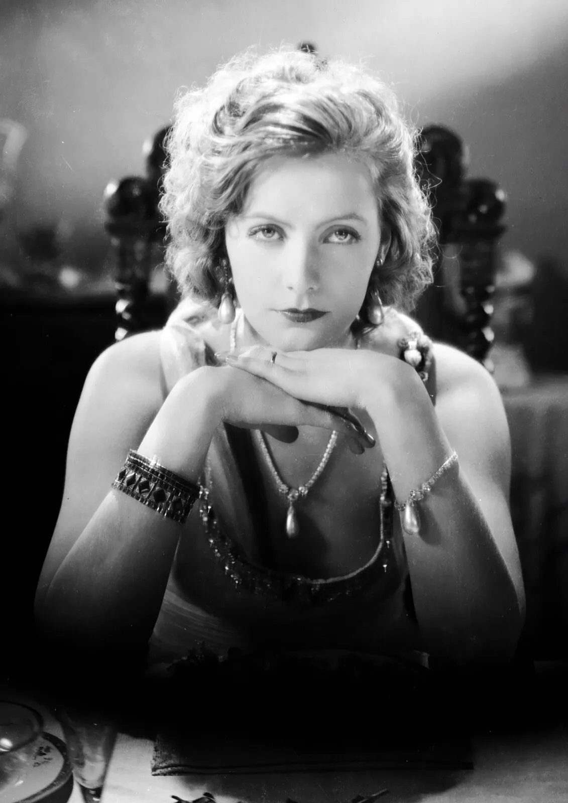 Greta Garbo Impresión fotográfica monocromática Póster Arte de la pared Decoración de Roma